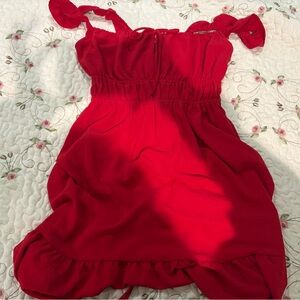 Charming Red Kids Dress